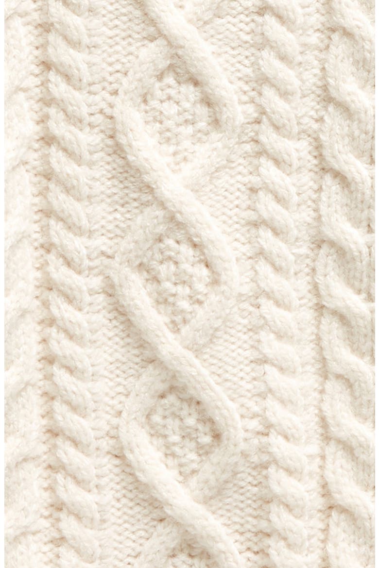 Kids' Cable Sweater, Alternate, color, ECRU