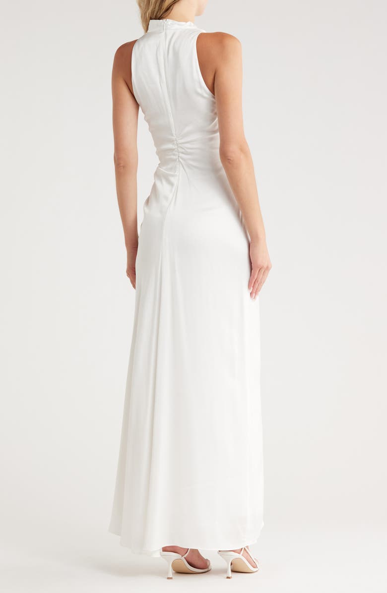 A.L.C. Inez Funnel Neck Gown, Alternate, color, Pearl