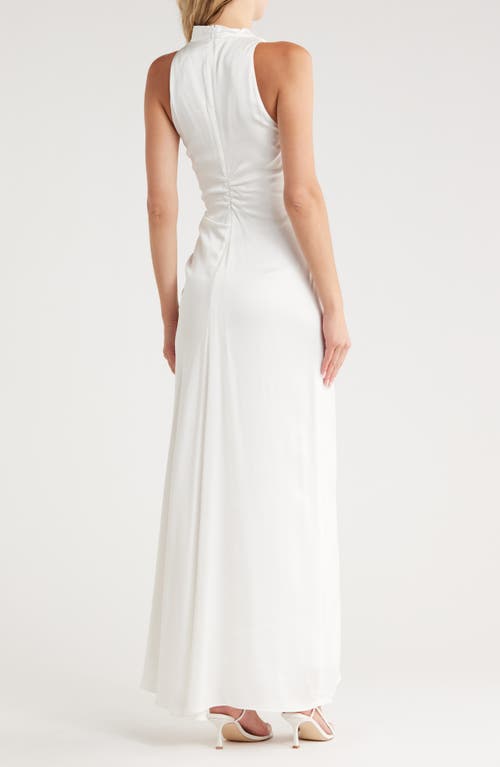 A.l.c . Inez Funnel Neck Gown In White