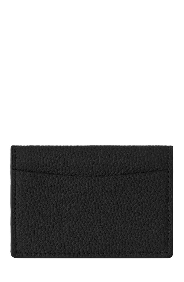 MAISON de SABRÉ Leather Card Case, Alternate, color, Black Caviar