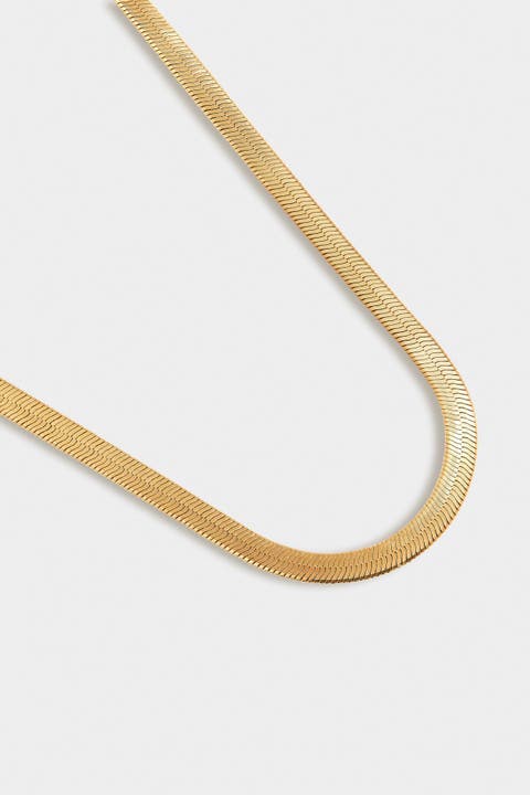 Ciana Waterproof Gold Snake Chain Necklace
