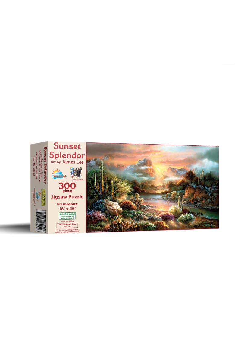 Sunsout Sunset Splendor 300 piece Jigsaw Puzzle for Adults, Main, color, Multicolor