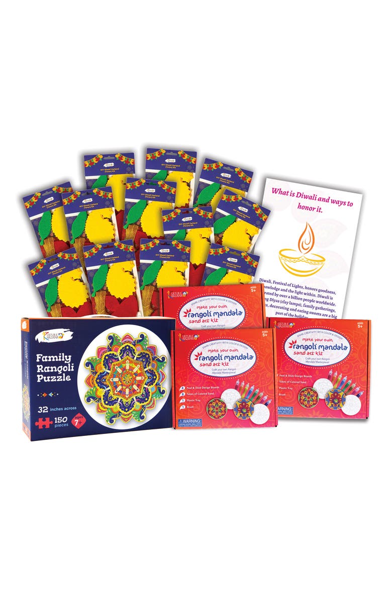 Diwali Classroom/Party Kit For 12, Main, color, MULTI COLOR