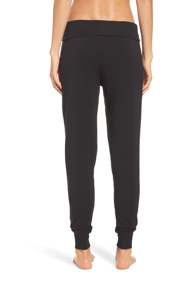 Cozy Fleece Sweatpants, Alternate, color, BLACK