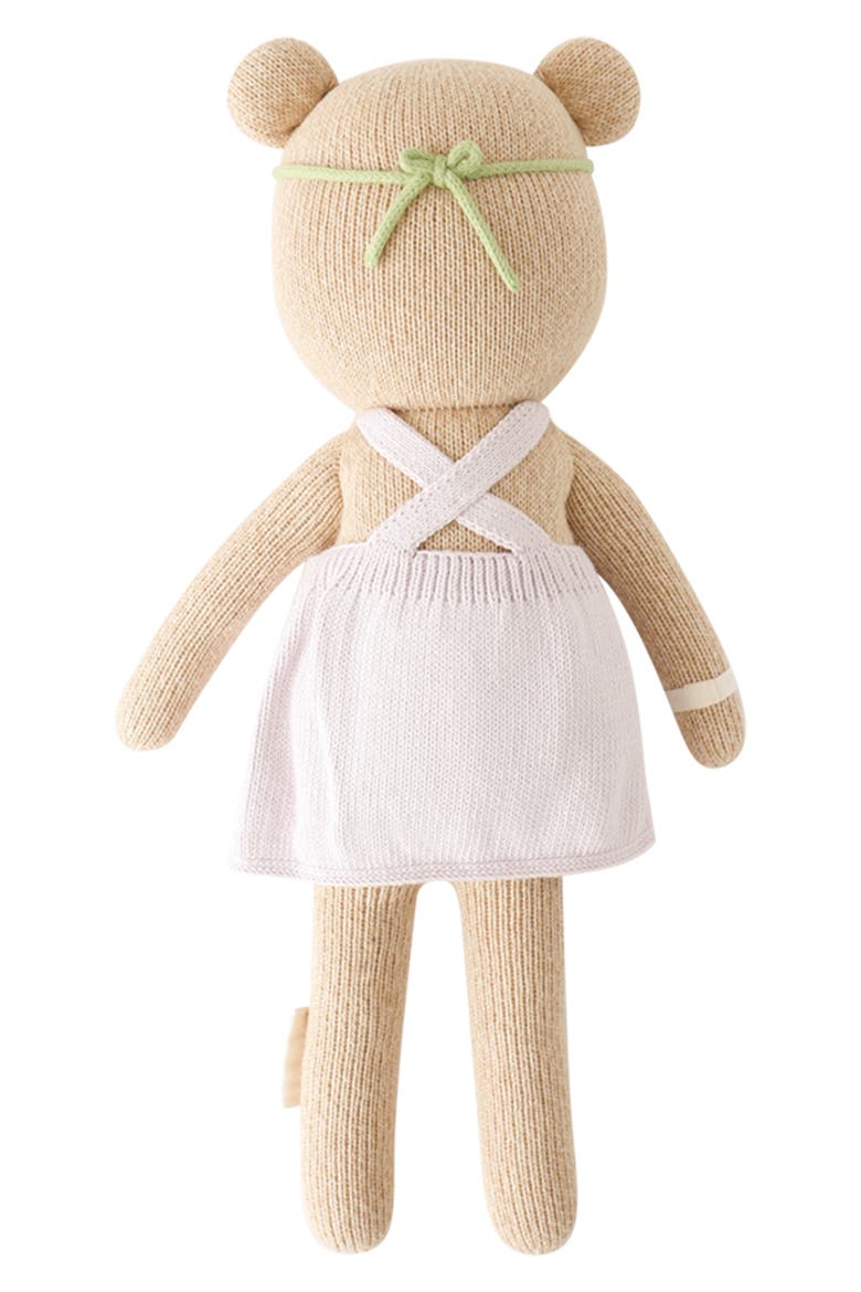 Olivia the Honey Bear Stuffed Animal, Alternate, color, VIOLET