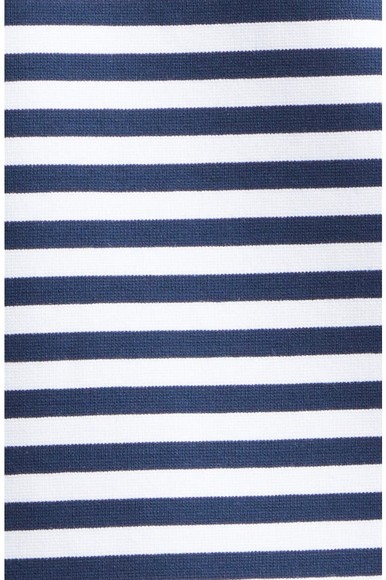 Stripe Stretch Cotton T-Shirt, Alternate, color, BLUE
