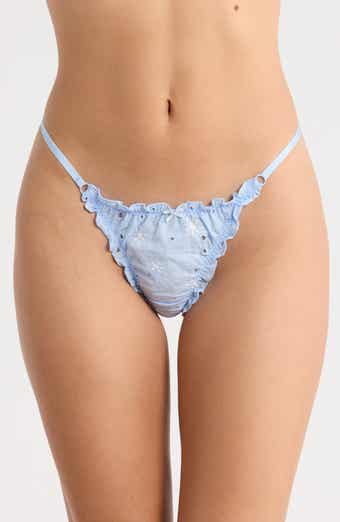 Eyelet Lace Thong
