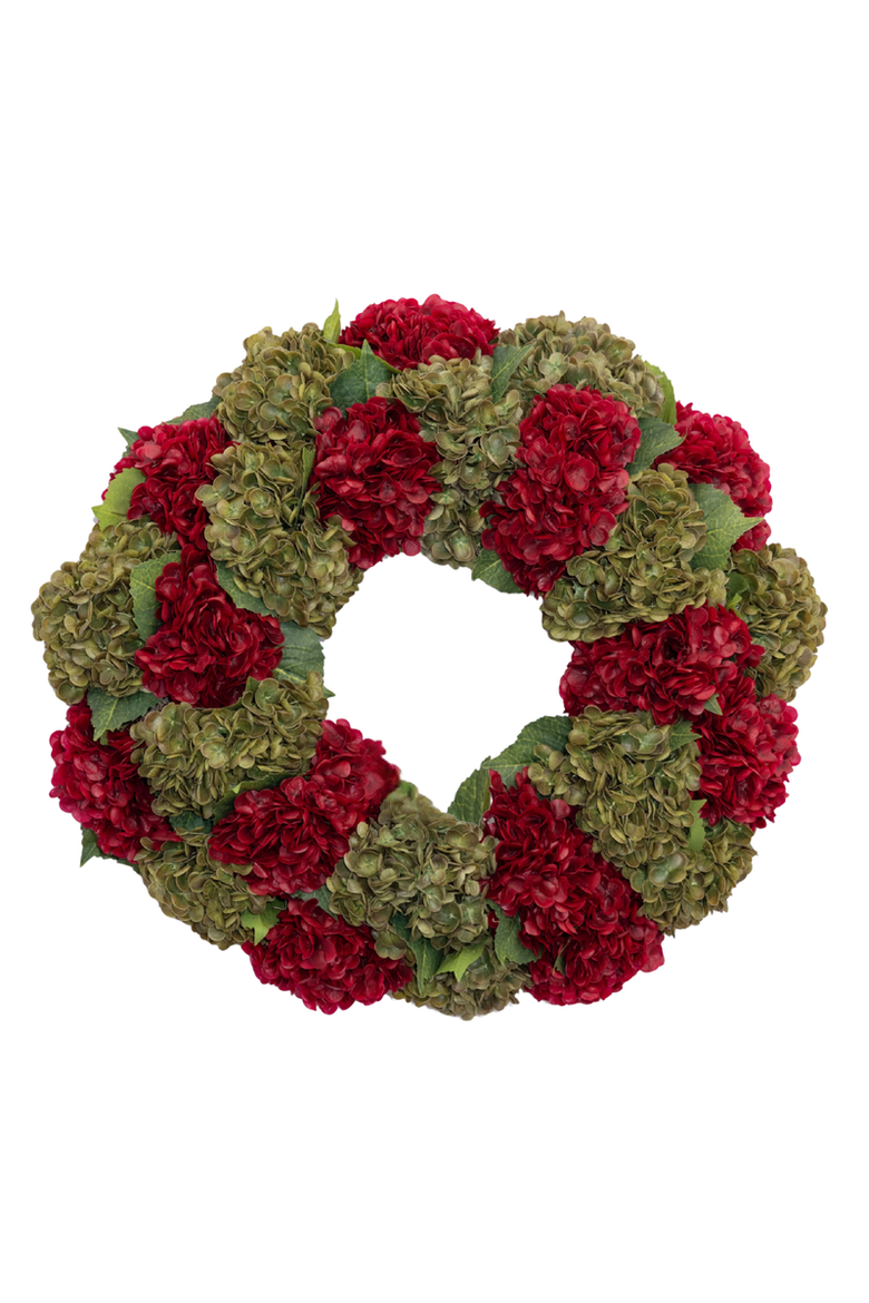 Elodie Holiday Wreath, Main, color, Red