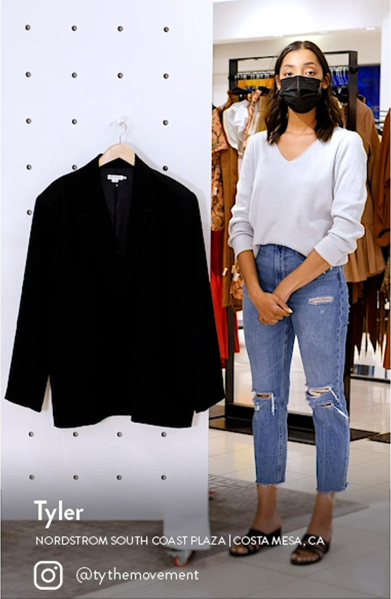 Drapey Oversize Blazer, sales video thumbnail