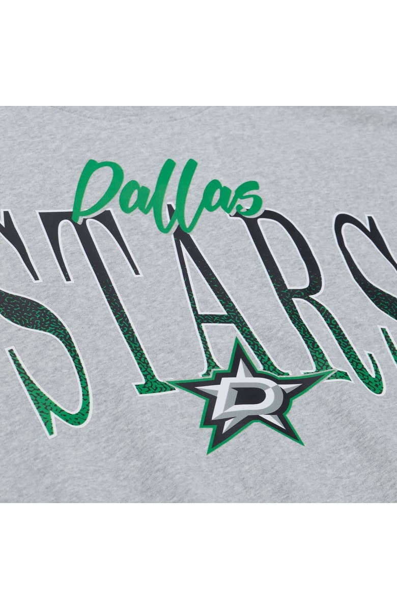 Mitchell & Ness Women's Mitchell & Ness  Heather Gray Dallas Stars Hockey Night Sweatshirt, Alternate, color, 