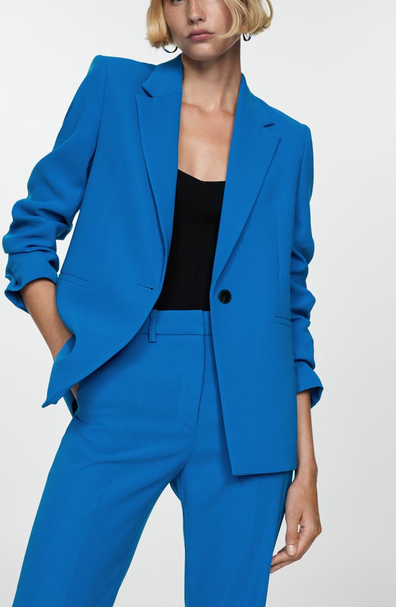 MANGO Wide Leg Pants, Alternate, color, Blue