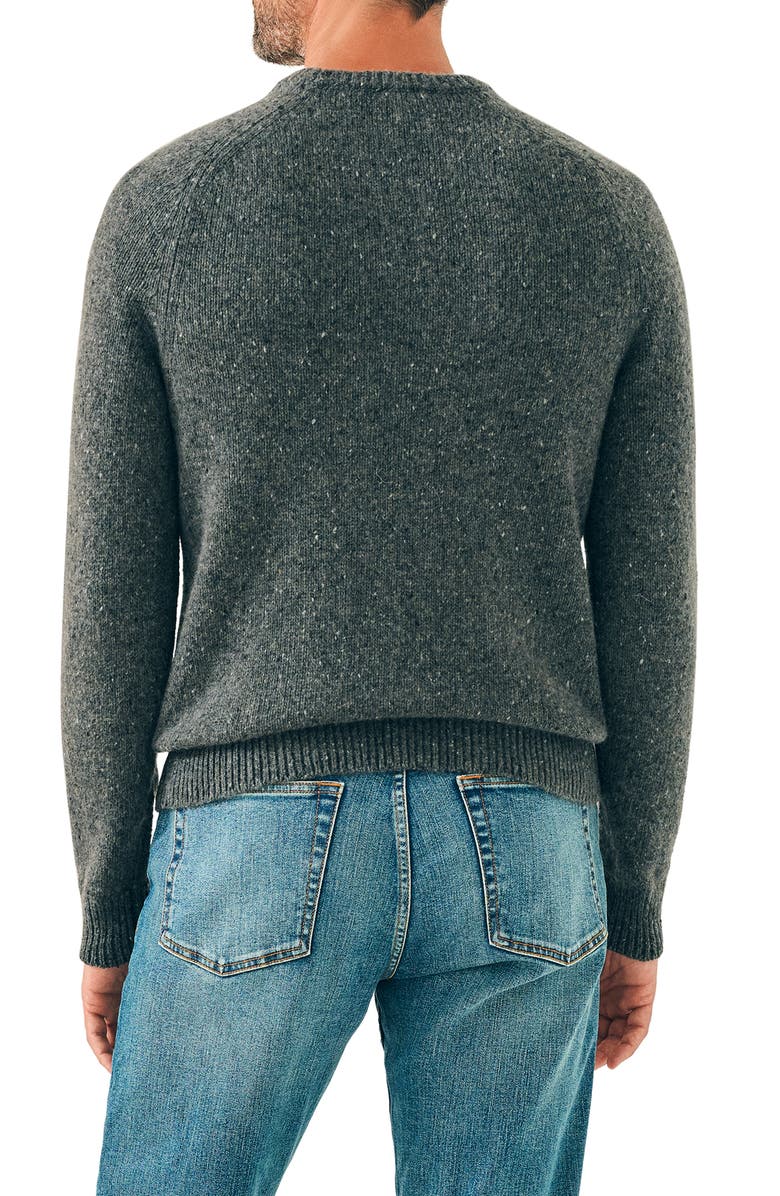 Faherty Donegal Wool Blend Crewneck Sweater, Alternate, color, 