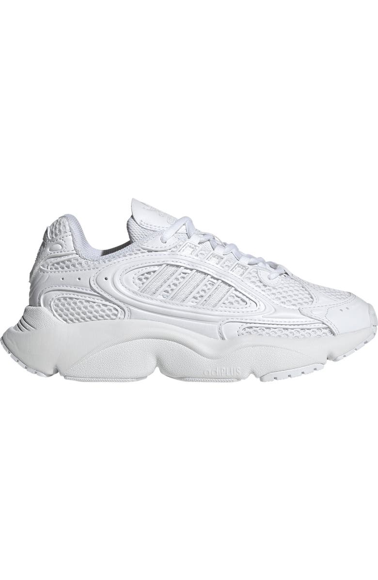 adidas Kids' Ozmillen Sneaker, Alternate, color, White/ White/ Black
