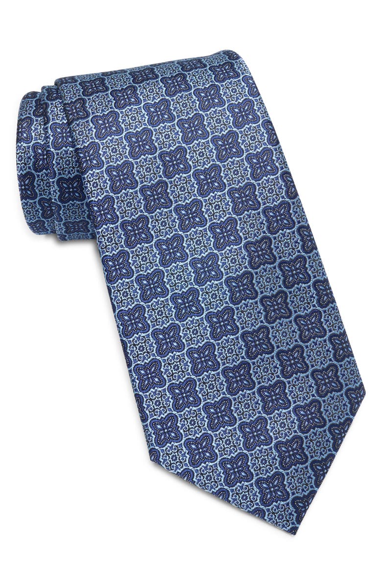 NORDSTROM RACK Conklin Medallion Tie, Main, color, Navy