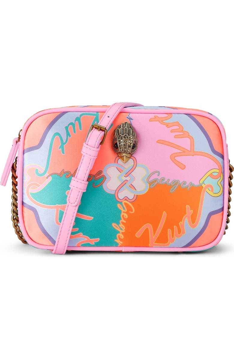Kurt Geiger London Hoxton Recycled Polyester Camera Bag, Main, color, Pink
