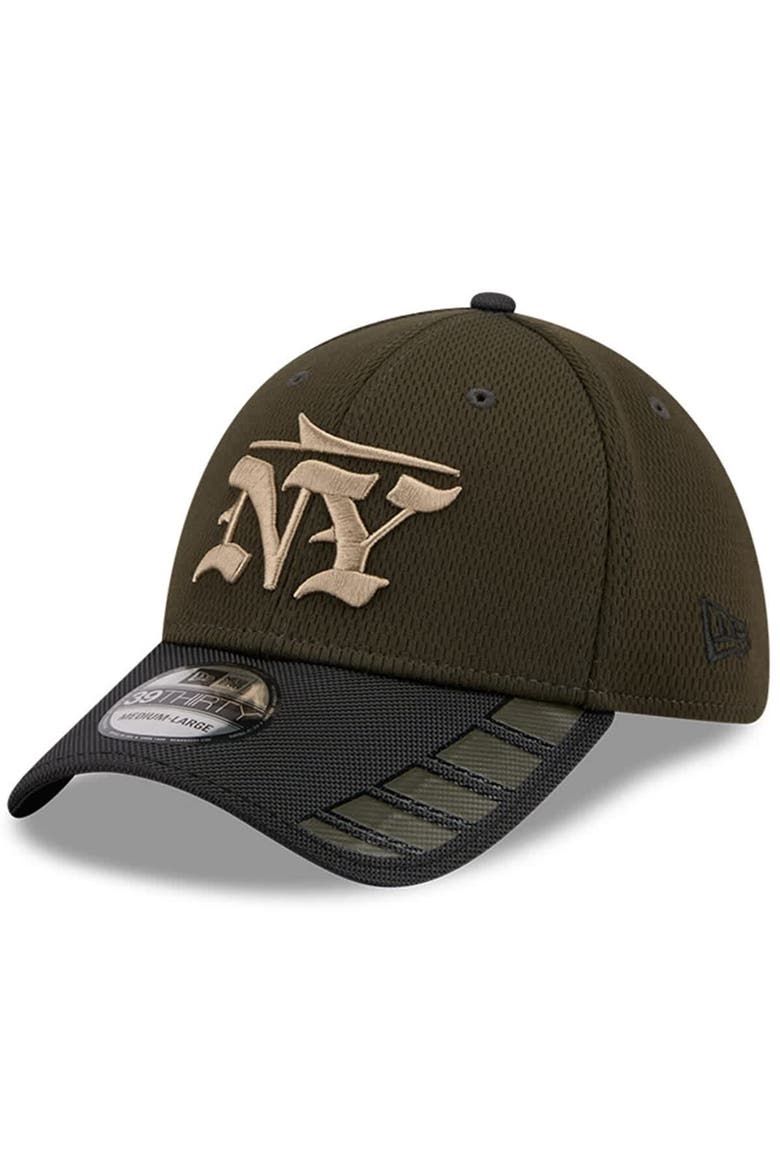 Men's New Era  Gotham Green New York Jets 2025 Rivalries Collection Fan Pack 39THIRTY Flex Hat, Main, color, Dark Green