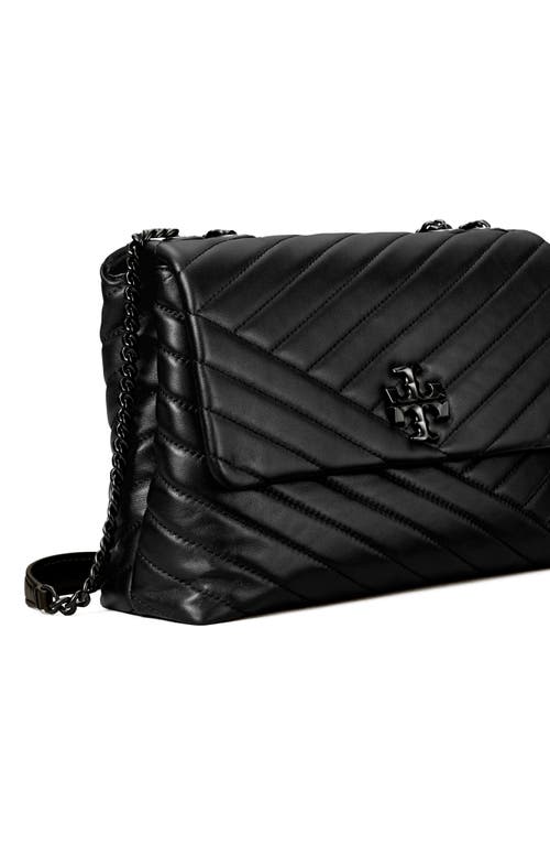 Tory Burch Kira Chevron Powder Coated Convertible Shoulder Bag In Multi