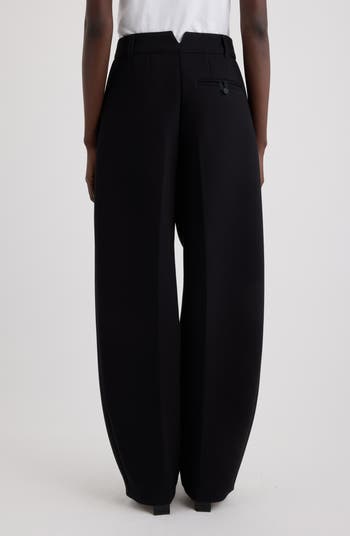 Jacquemus Le Pantalon Ovalo Pleated Wide Leg Pants | Nordstrom