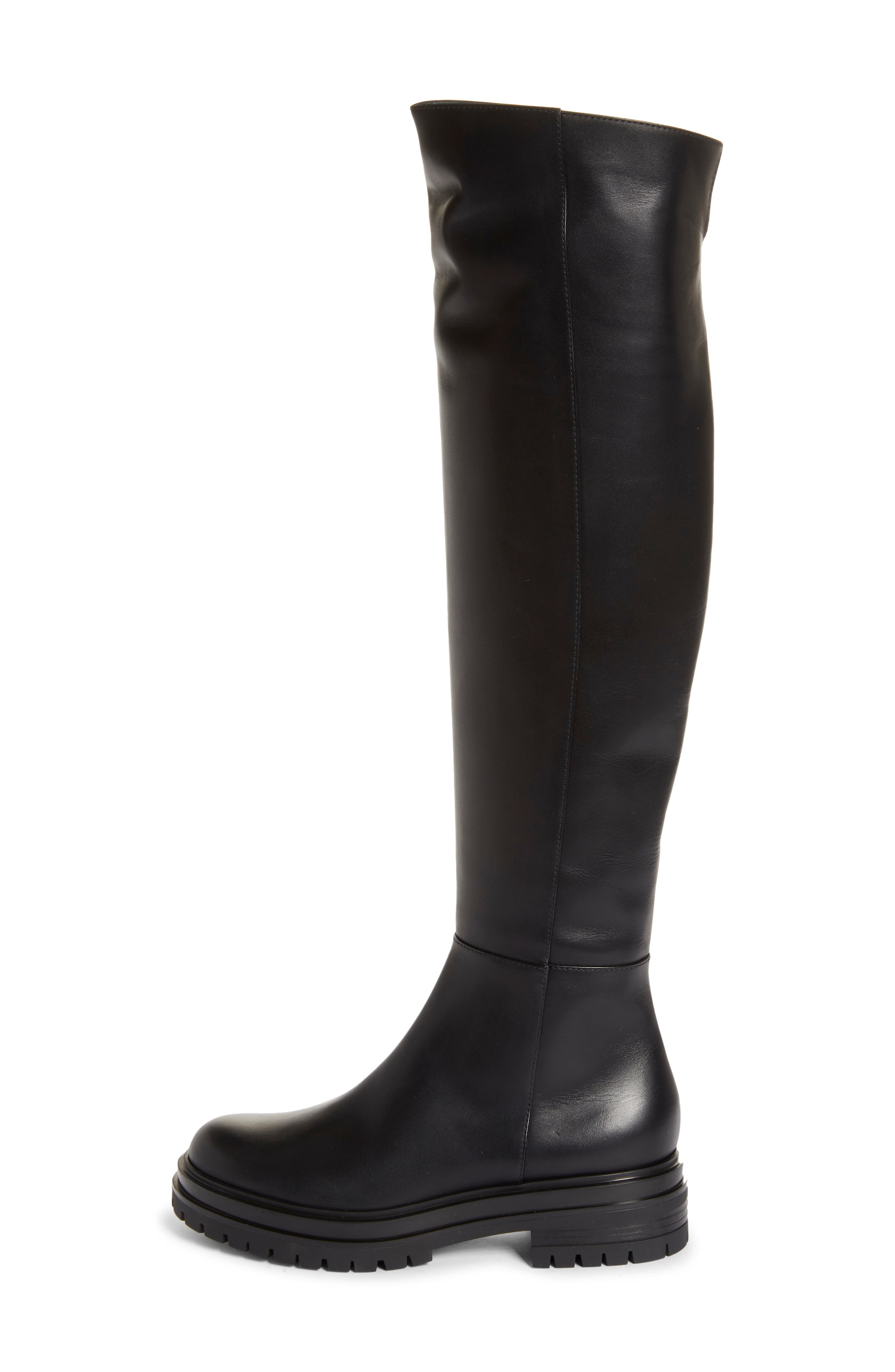 Gianvito Rossi Over the Knee Leather Boot, Alternate, color, 