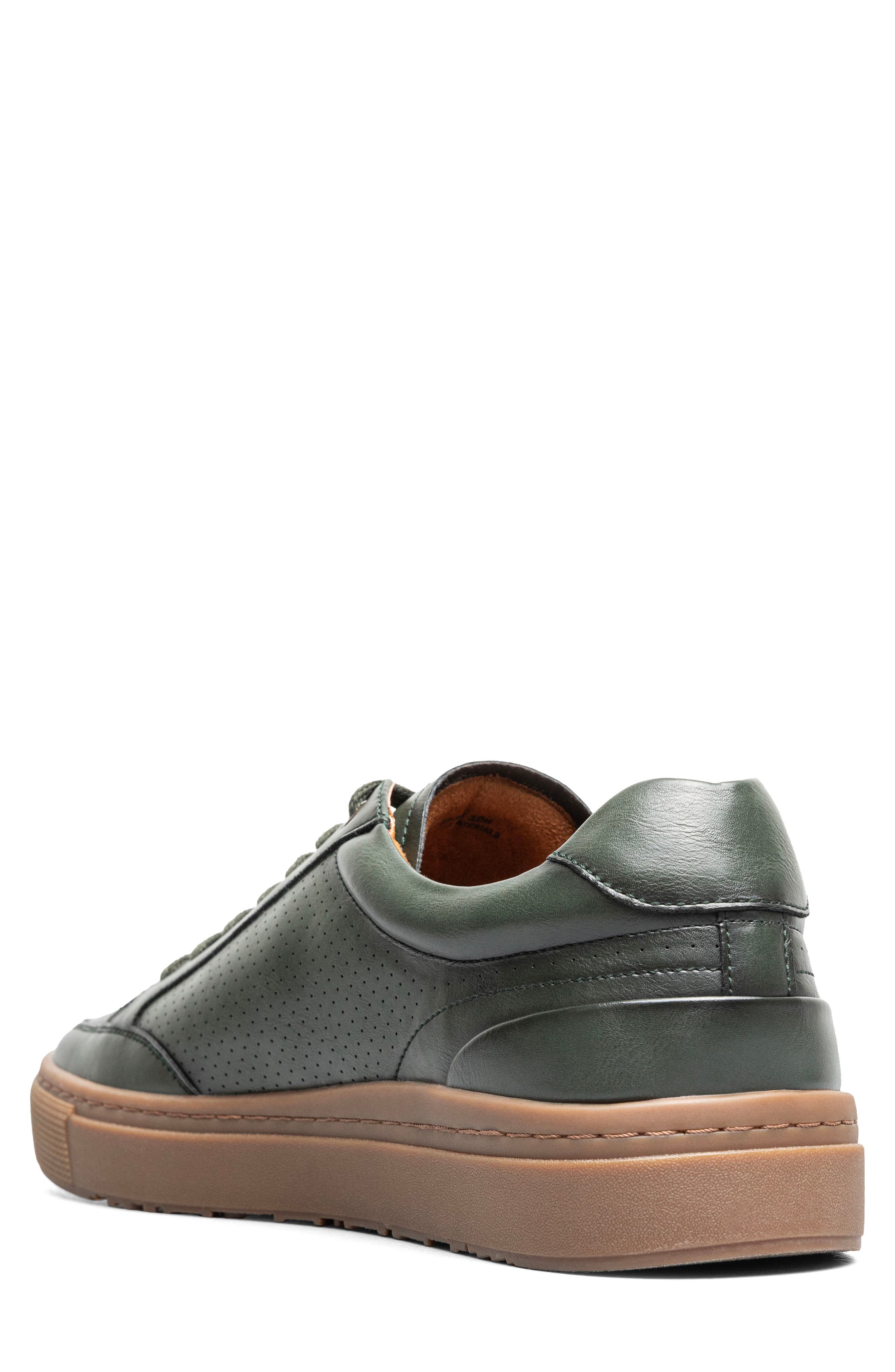 Dorian Faux Leather Sneaker, Alternate, color, GREEN