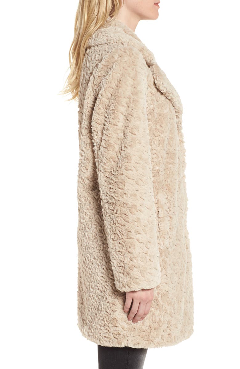 Kenneth Cole New York Faux Fur Coat, Alternate, color,