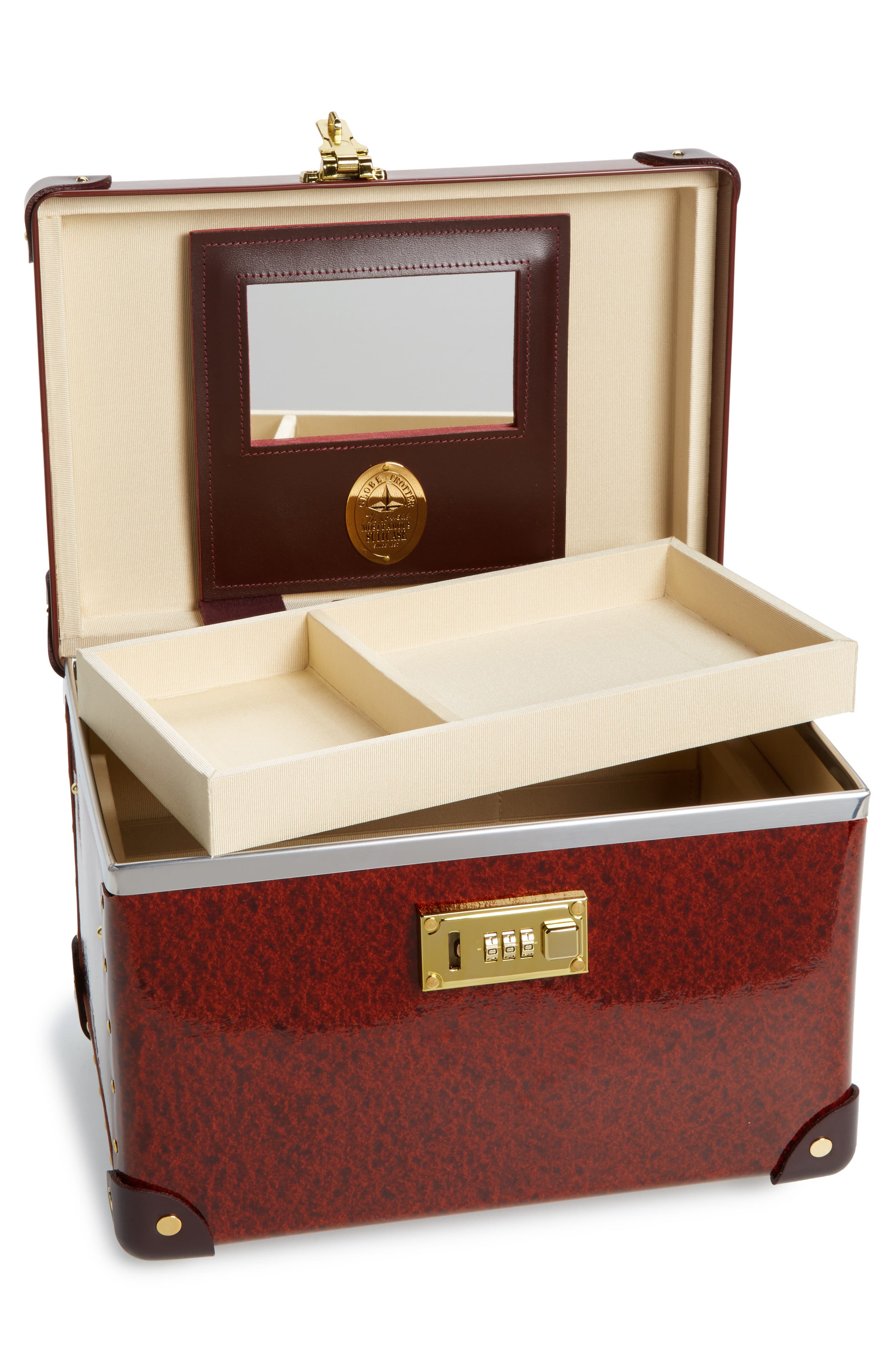 GLOBE-TROTTER Orient 13-Inch Hardshell Vanity Case, Alternate, color, 