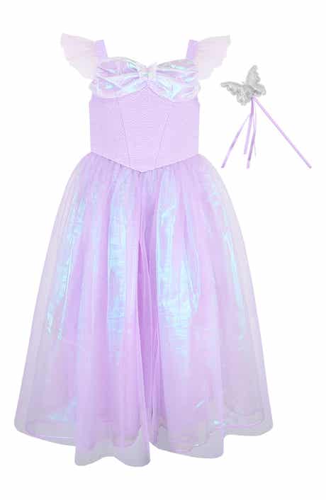 Kids' Princess Dress & Wand Set