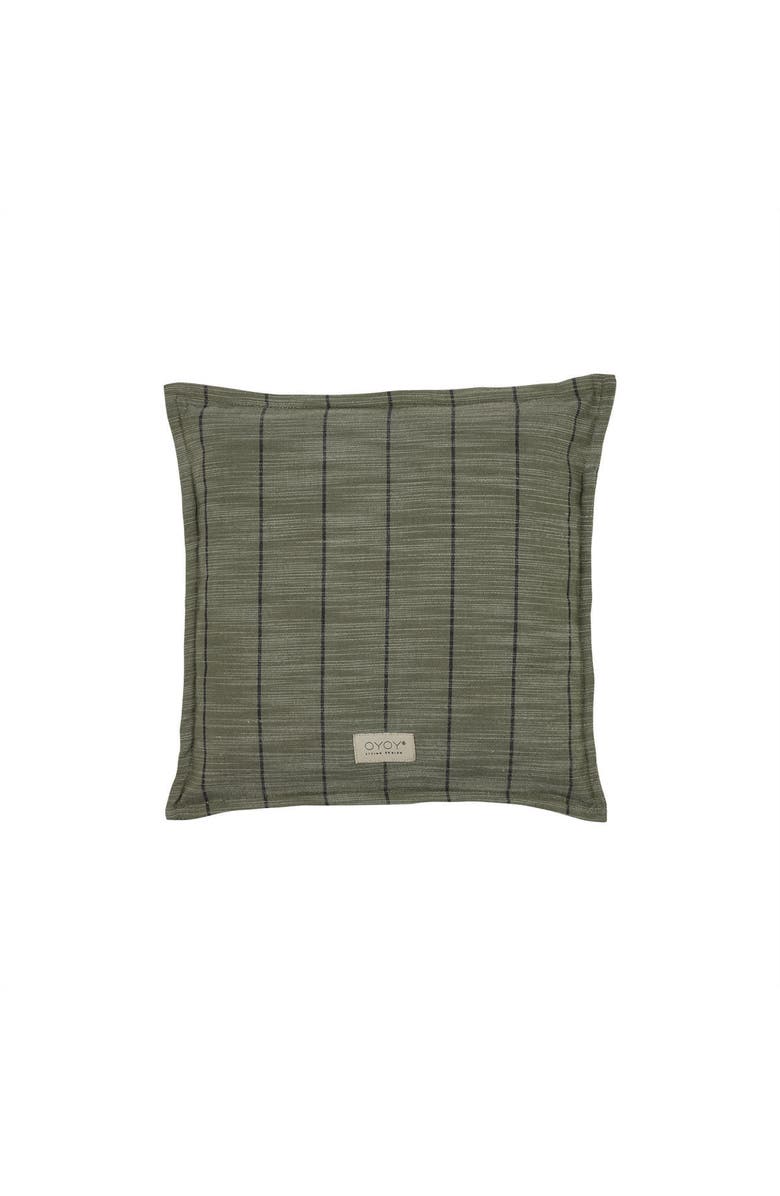 OYOY Kyoto Outdoor Cushion Square, Main, color, Olive