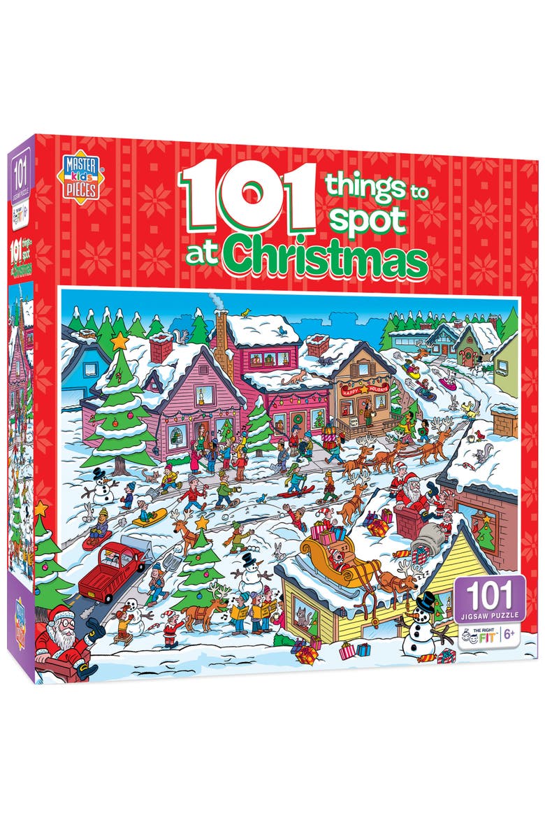 101 Things to Spot Christmas Puzzle, Main, color, Multicolor