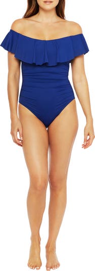 La blanca off the shoulder swimsuit on sale