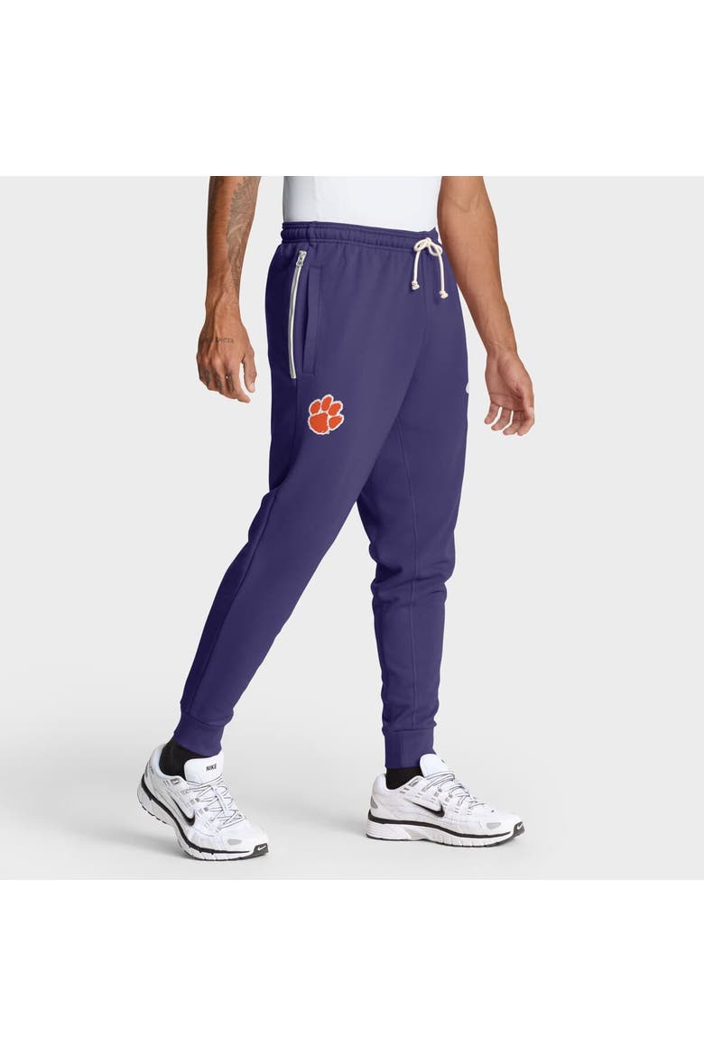 Men's Nike Purple Clemson Tigers 2025 Sideline Performance Taper Pants, Main, color, Purple