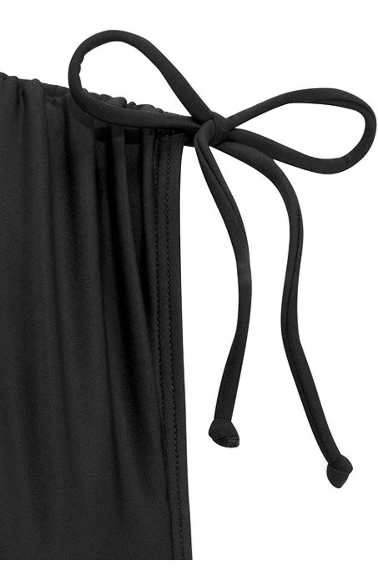 LASCANA Women's Shoulder Detail Tankini Top Size 36C/D, Alternate, color, Black