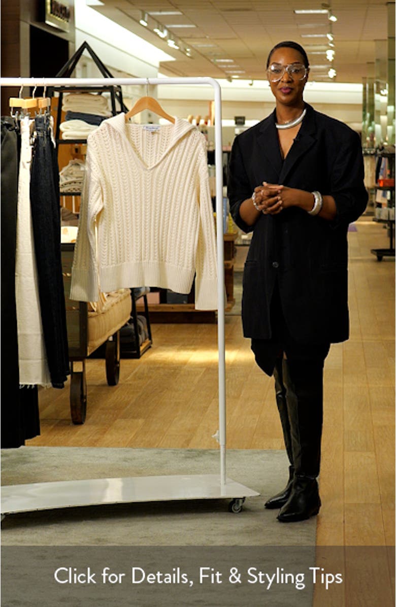 Zoe Sailor Collar Sweater, sales video thumbnail