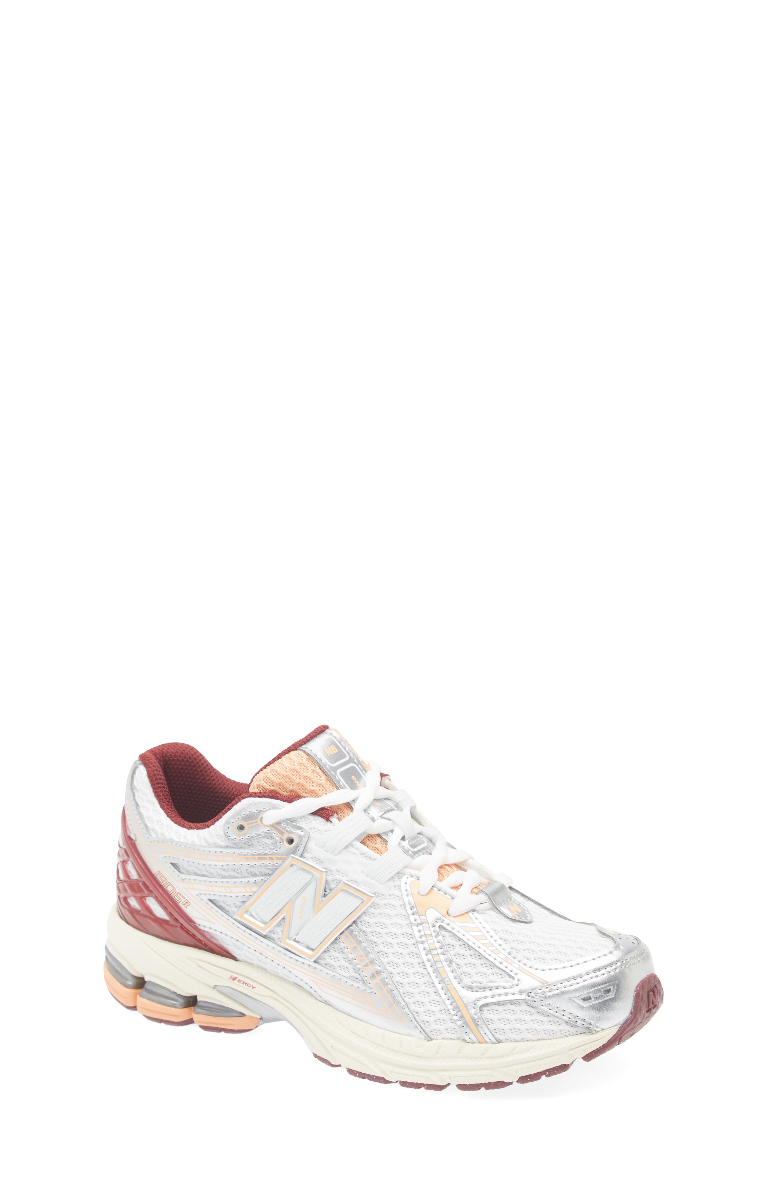  Silver Metallic/ Burgundy