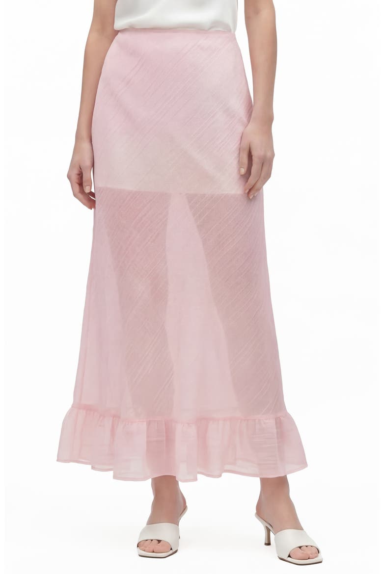 Suzette Maxi Skirt, Main, color, BALLET SLIPPER