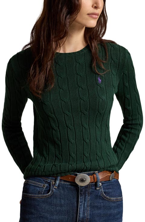Cable Knit Cotton Sweater