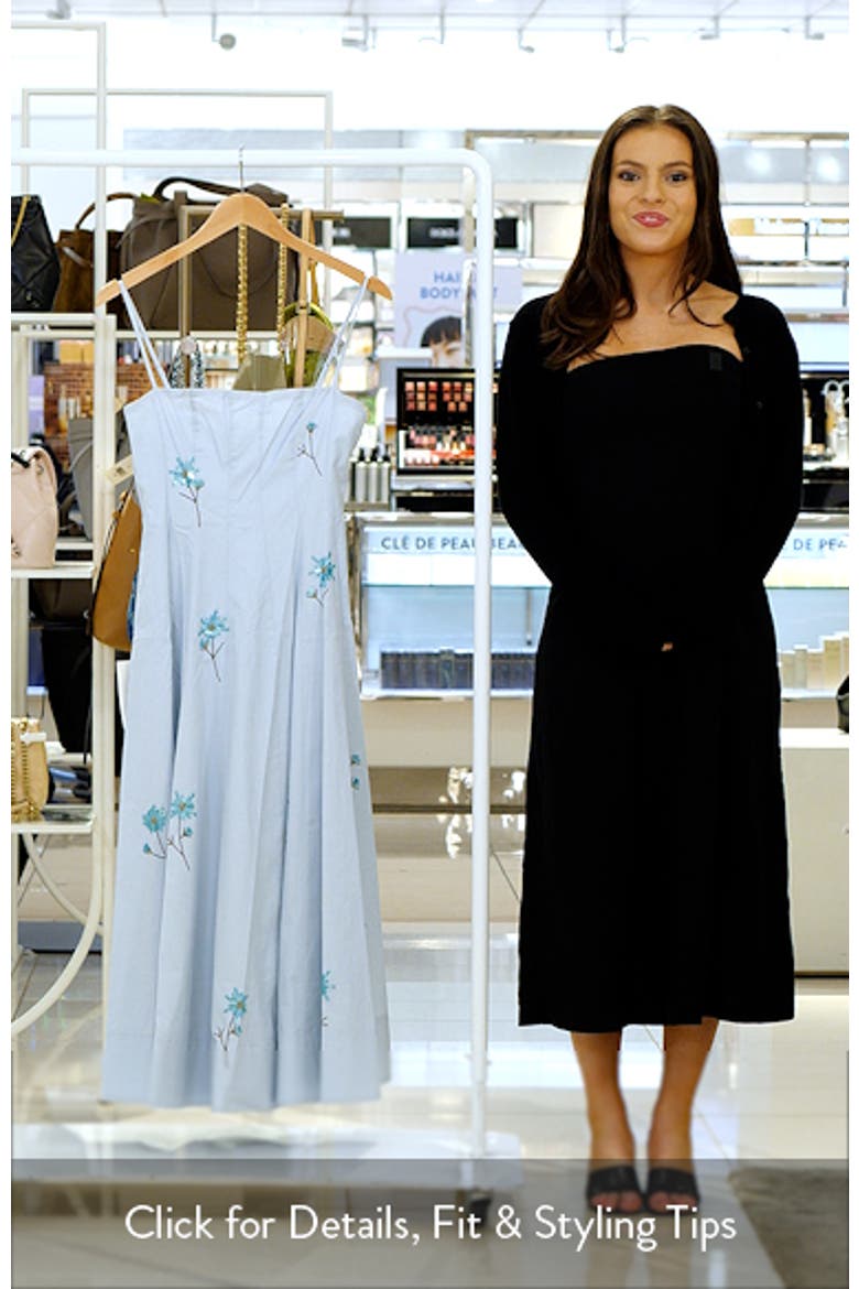 Wylie Embellished Midi Sundress video