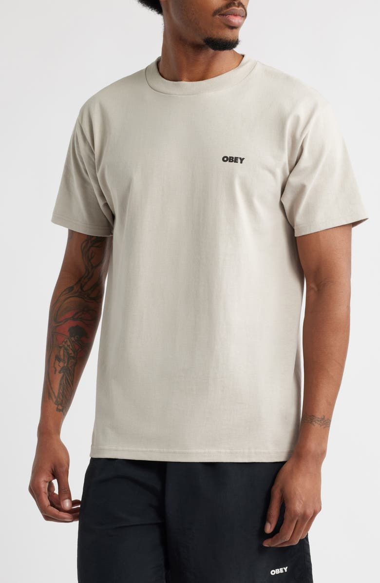 Obey Alternate Reality Cotton Graphic T-Shirt, Main, color, 