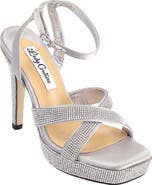 LADY COUTURE Rhinestone Platform Sandal