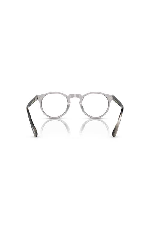 Oliver Peoples 45mm Phantos Optical Glasses In Metallic