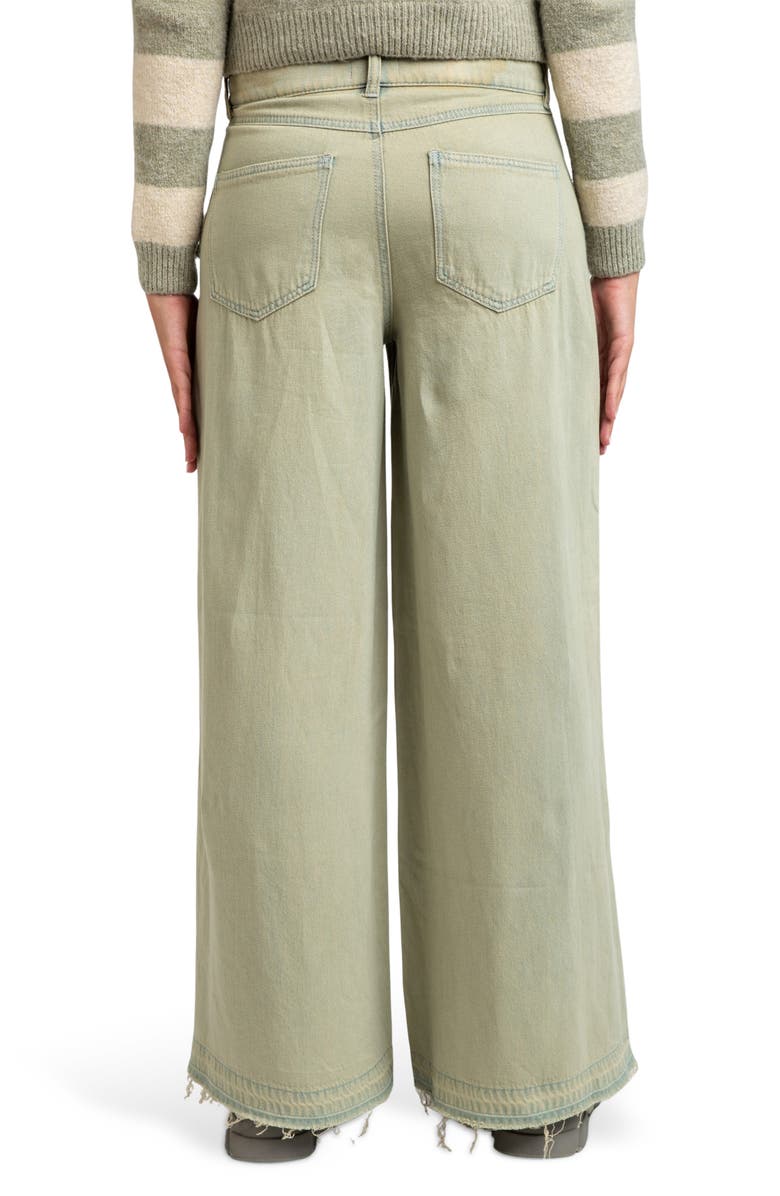 I Love Who I Am Tinted Overflow Wide Leg Jeans, Alternate, color, Blue/ Beige Enzyme