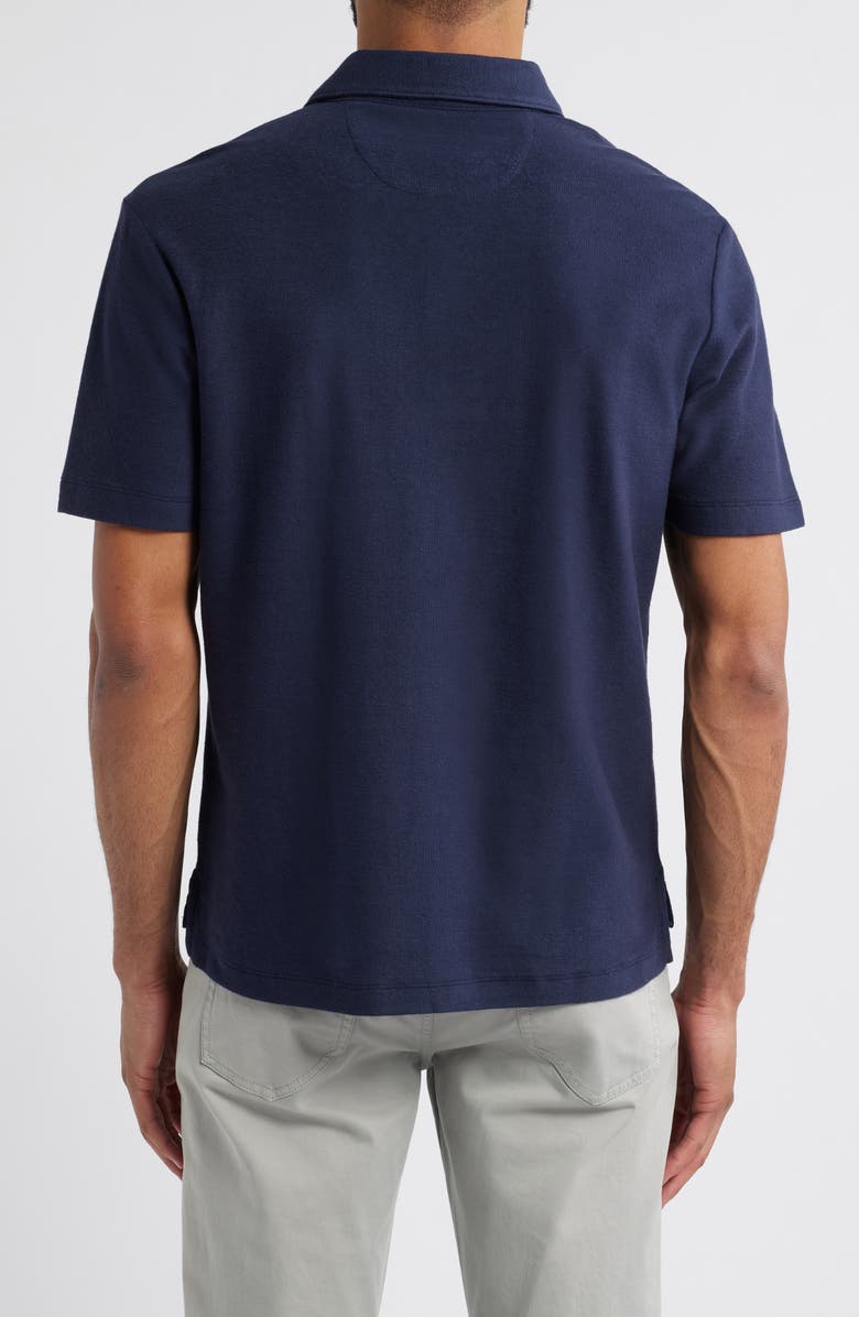 johnnie-O Frankie Hangin' Out Johnny Collar Polo, Alternate, color, Navy