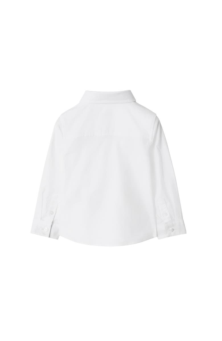 Burberry Cotton Oxford Shirt, Alternate, color, White