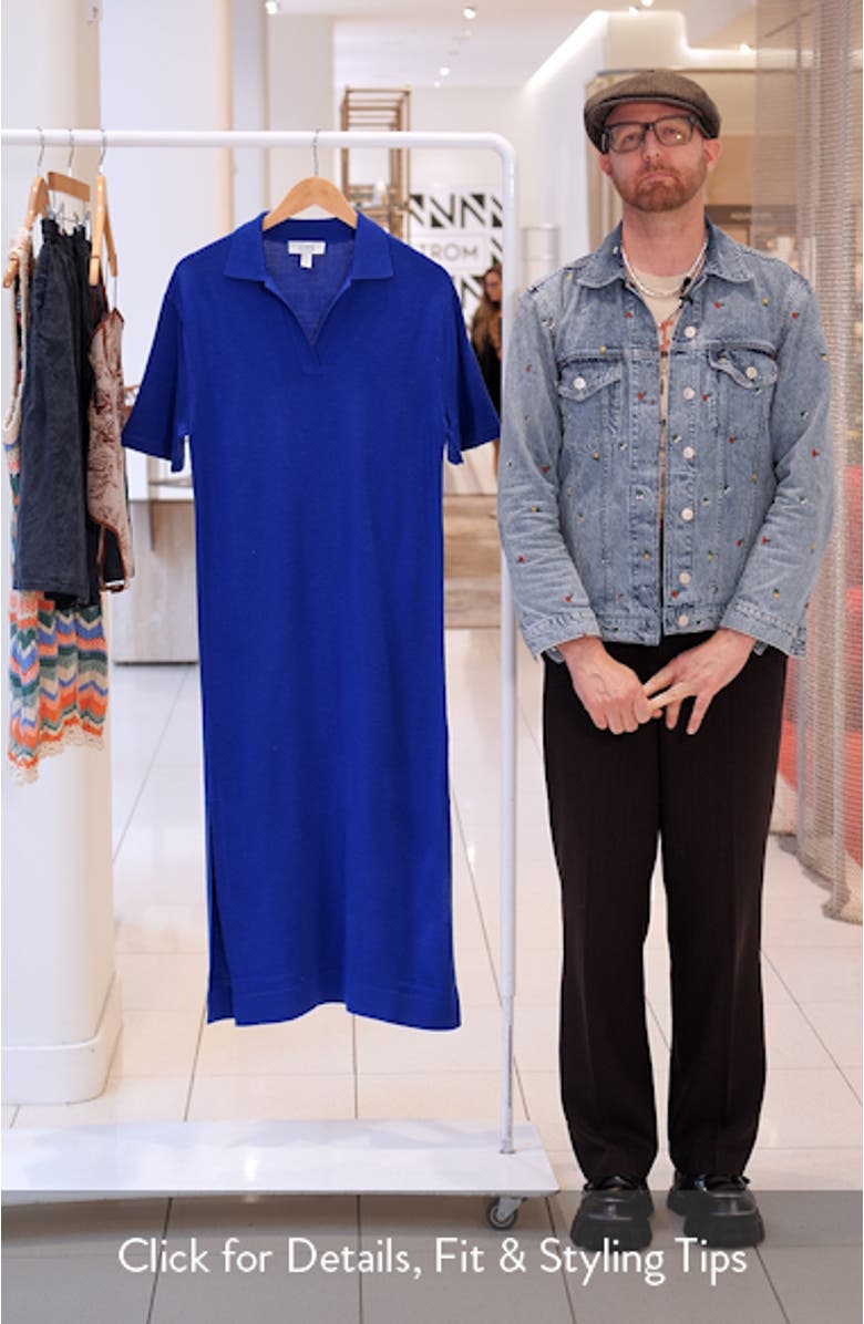 Merino Wool Polo Dress, sales video thumbnail