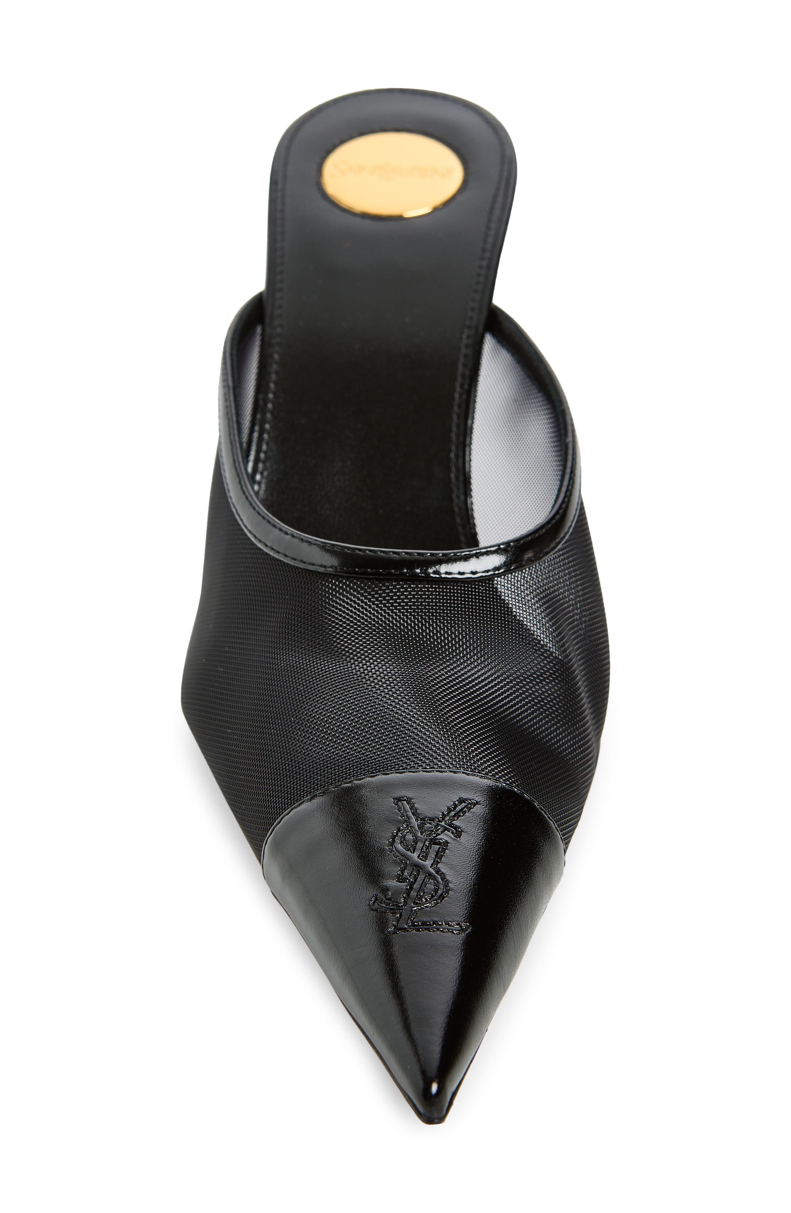 Renee Pointed Toe Mule, Alternate, color, NERO/ NERO