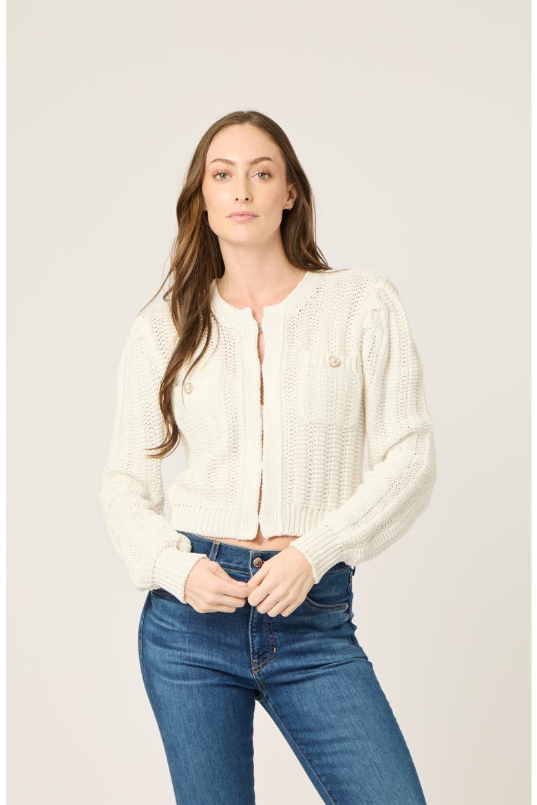 Jade Cardigan, Main, color, White