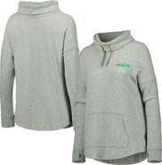 BOXERCRAFT Women's Heathered Green Austin FC Cuddle Tri-Blend Pullover Sweatshirt