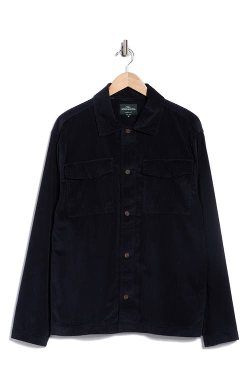 Rodd & Gunn Sandfly Bay Corduroy Shirt In Black