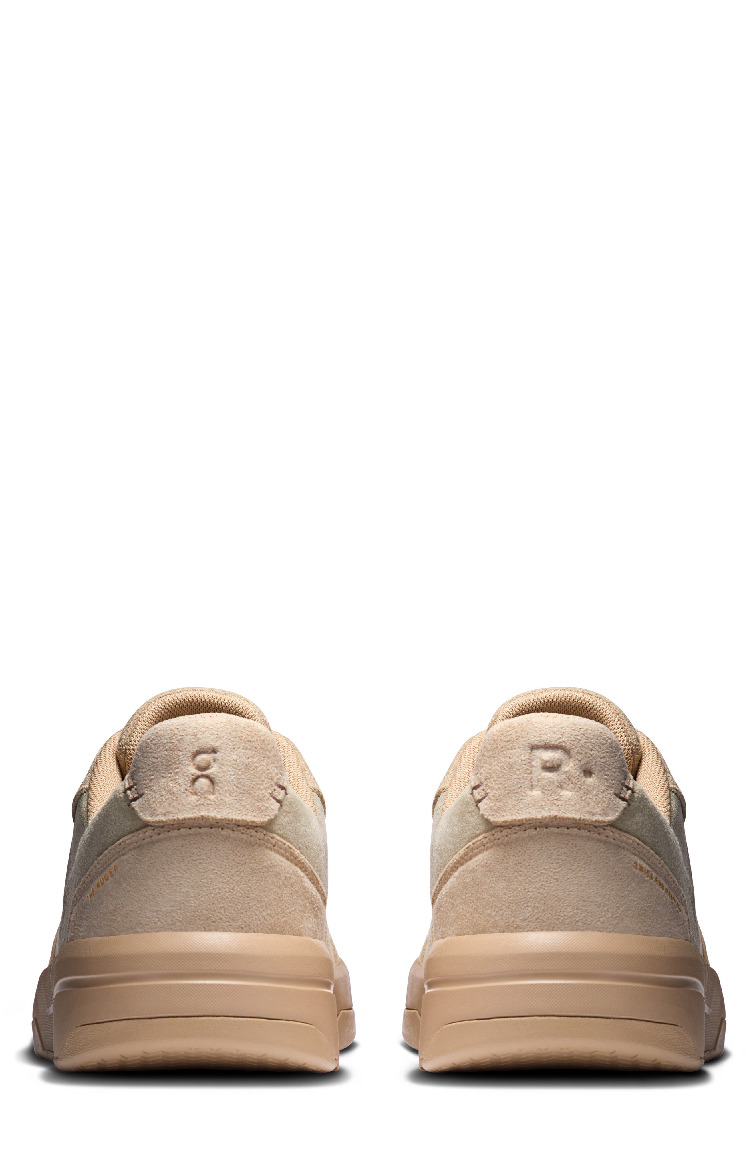 On THE ROGER Clubhouse Ace Tennis Sneaker, Alternate, color, Sand/ Sand