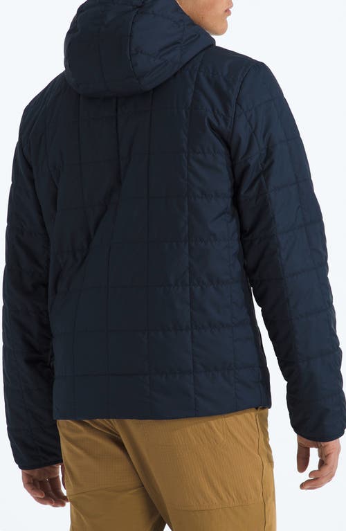 The North Face Junction Insulated Hooded Puffer Jacket In Blue